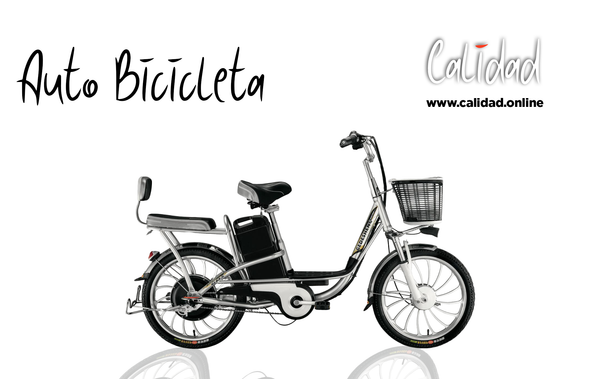 BICICLETA ELÉCTRICA HÍBRIDA "AutoBicicleta"